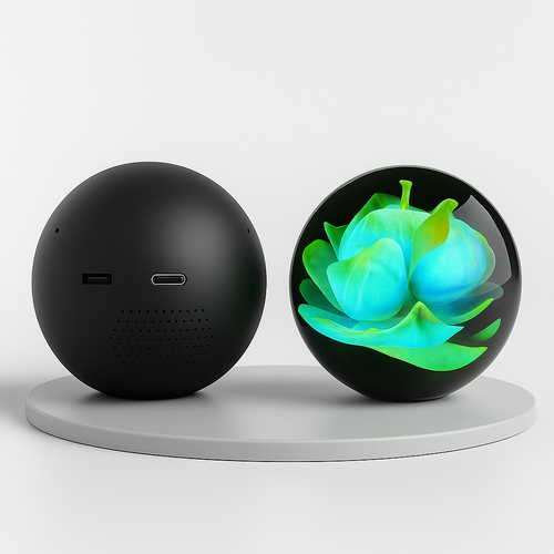 PIXEL BALL 3D PROGRAMABLE CON PANTALLA DE VIDEOS Y ANIMACIONES USB